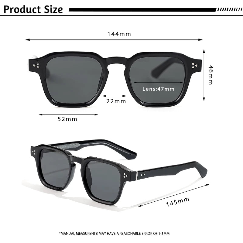 Classic Square Sunglasses - Premium Luxury Eyewear