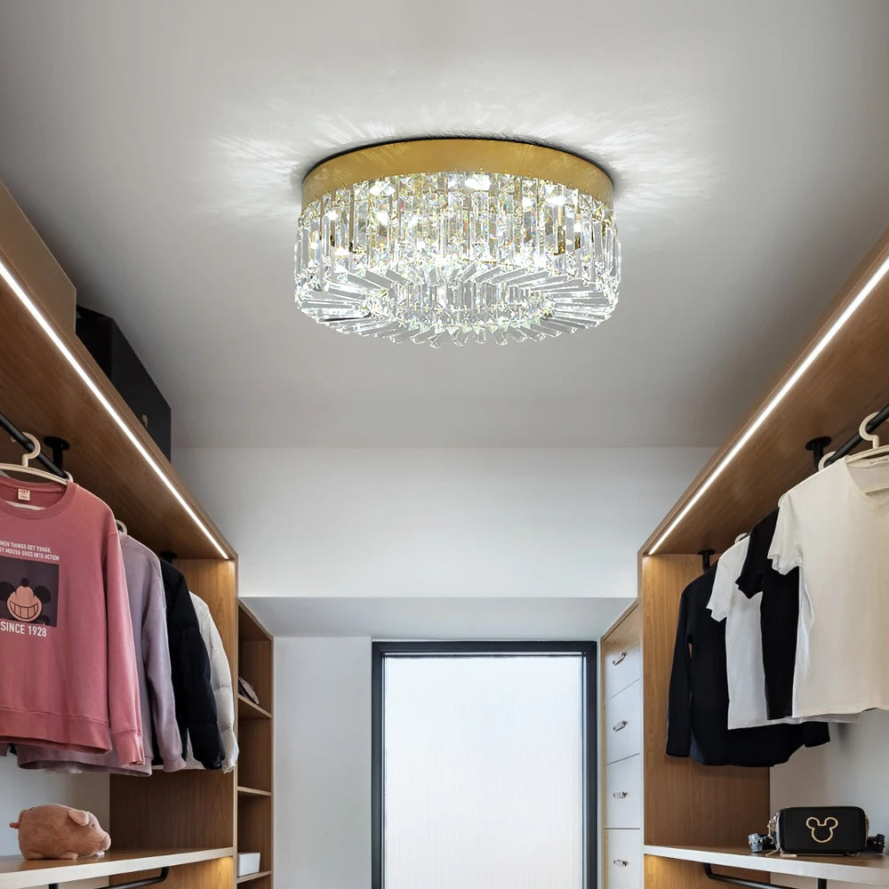 Elegant Modern Crystal Chandelier - LED Ceiling Light