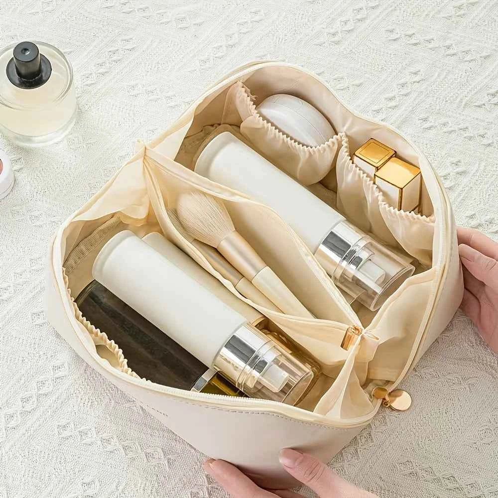 Luxury Makeup Organizer & Travel Cosmetic Bag - Premium PU Leather