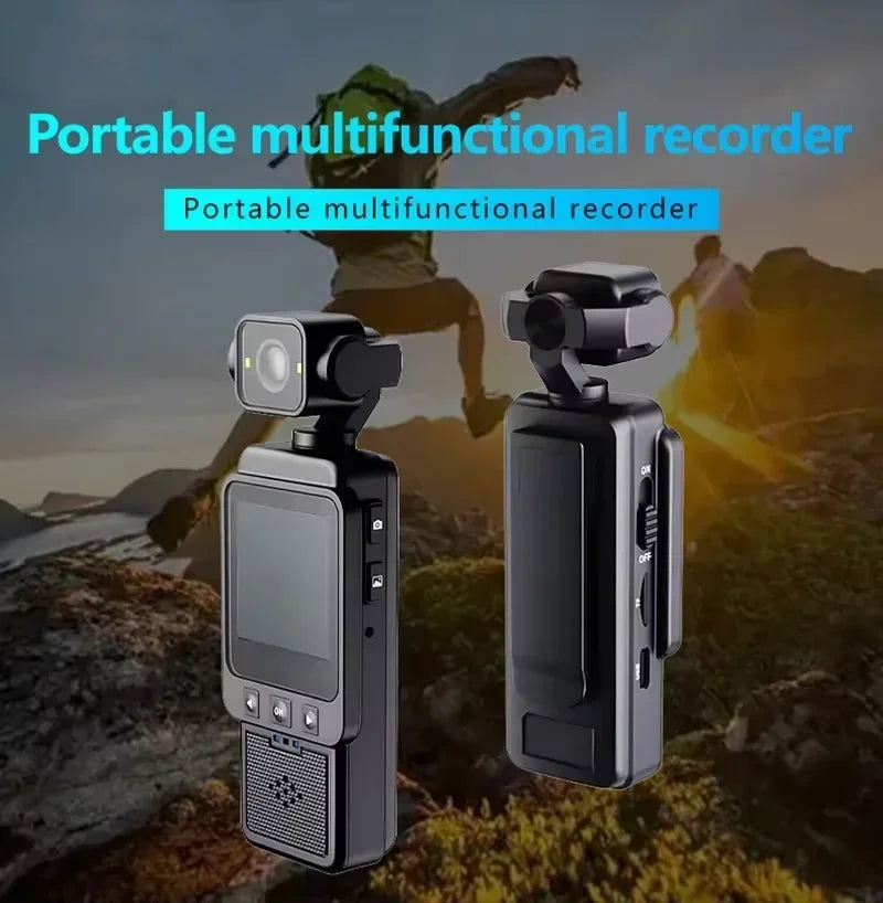 Professional Sports Camera - 4K HD & Rotating Lens