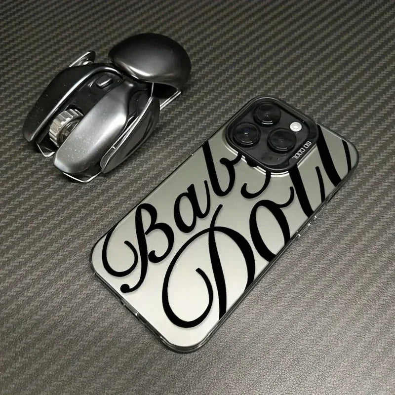 Elegant English Letters Phone Case - Premium Design