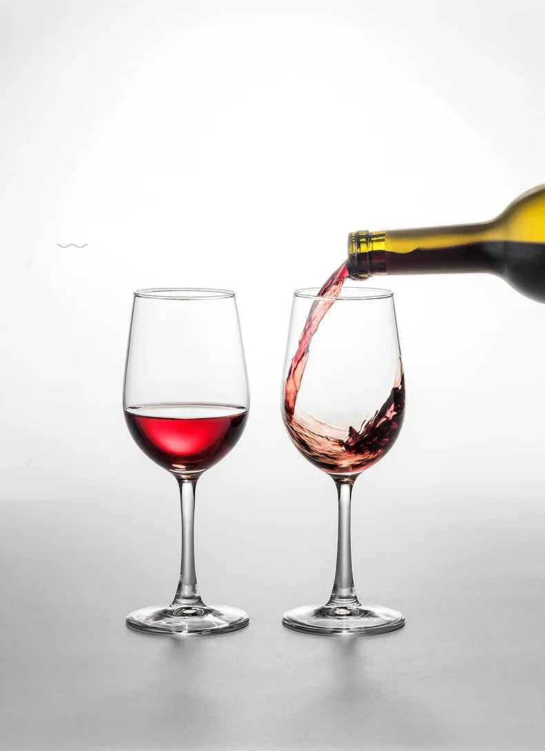 Elegant European Red Wine Glasses - Luxurious Decanter Set