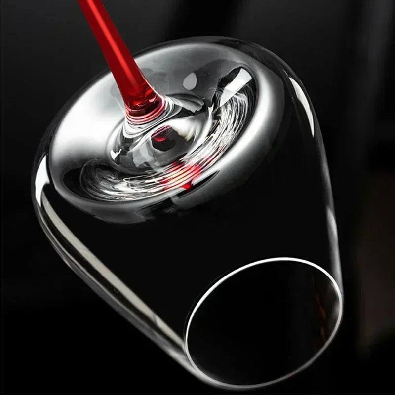 Elegant Crystal Red Wine Glass - Premium Goblet Design