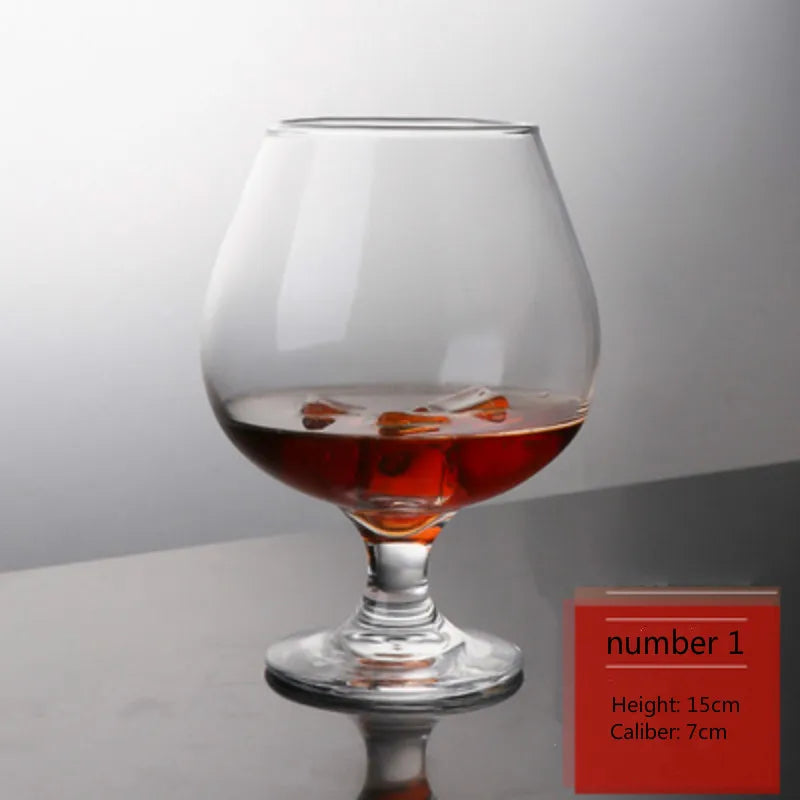 Elegant Lead-Free Wine Glass - Versatile Brandy Whiskey Cup