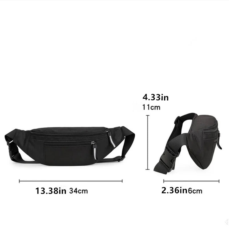 Premium Sports Fanny Pack - Hands-Free Travel & Workout