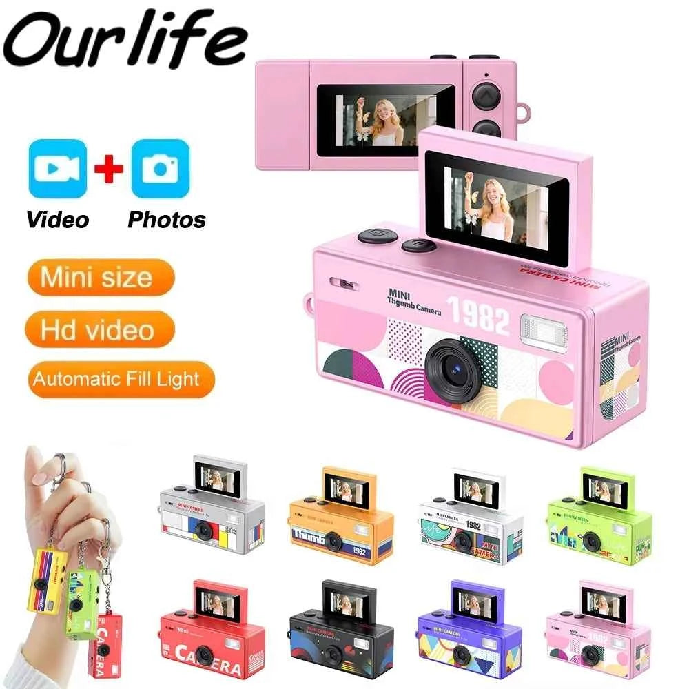 Retro Mini Digital Camera - 720P HD Pocket Camcorder
