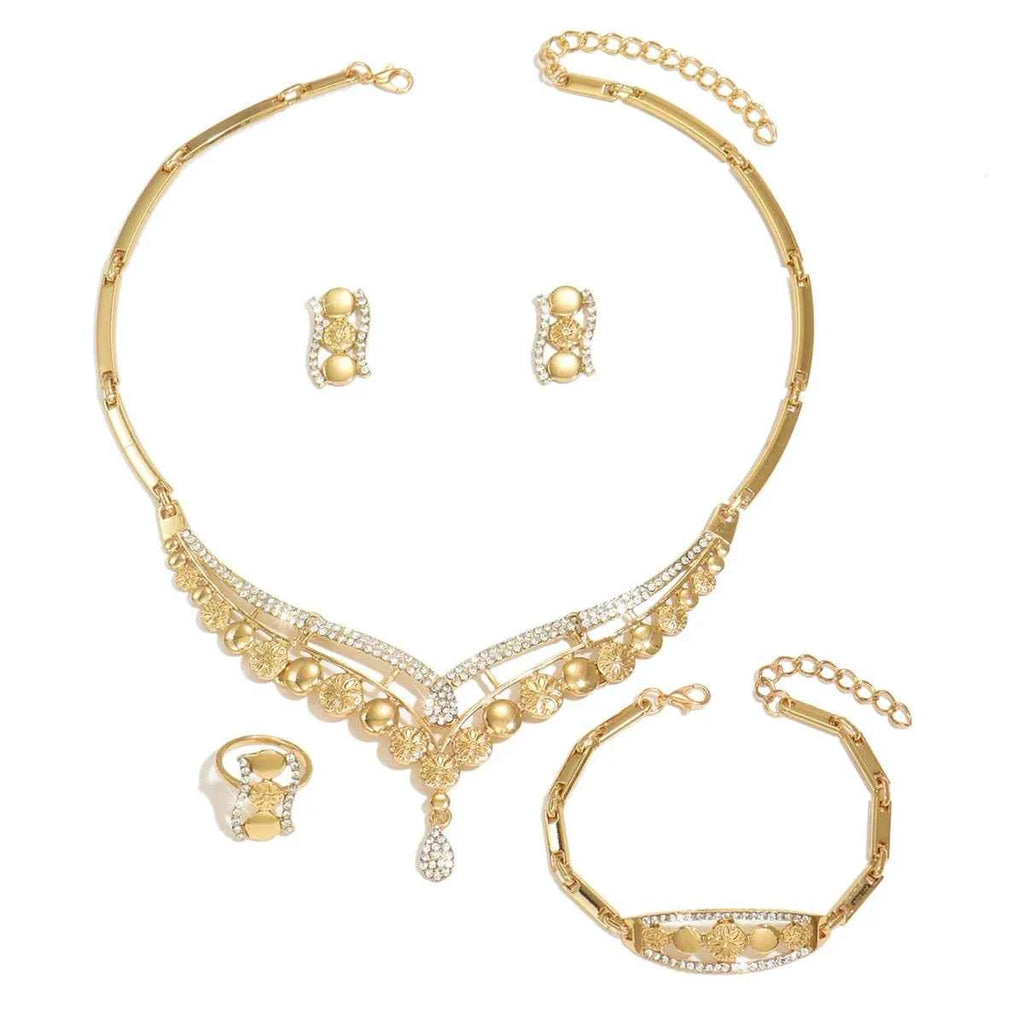 Elegant Luxury Jewelry Set - Necklace & Earrings