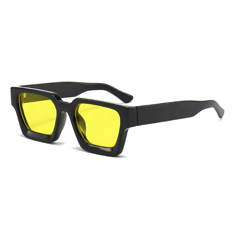 Designer Square Frame Sunglasses - UV400 Retro Shades