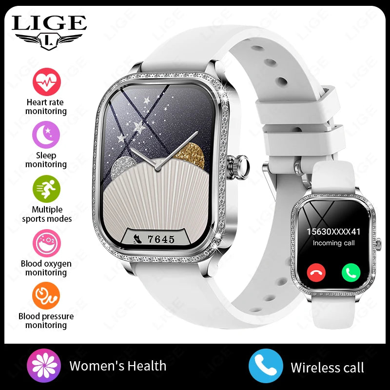 Luxury Women's Smart Watch - 1.75" HD Display & Bluetooth Call