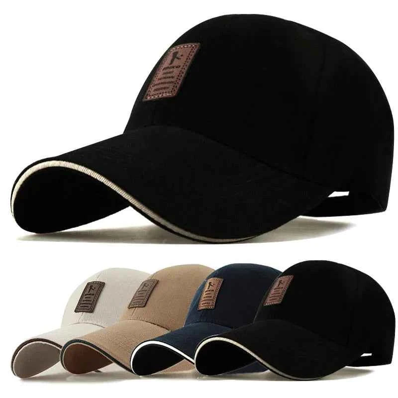 Structured baseball cap in army green for men and women