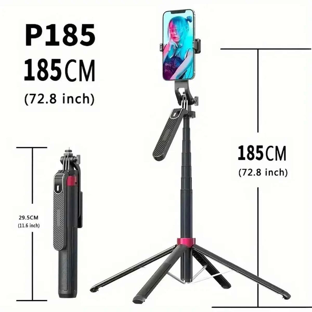 Professional Portable Camera Tripod - 360° Rotation & Remote