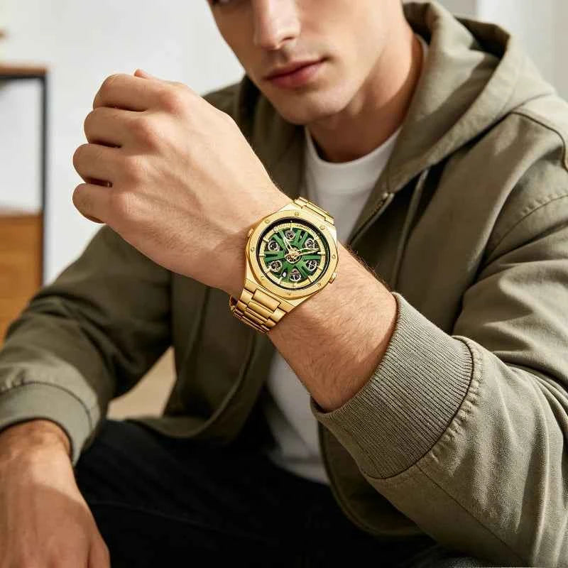Premium Men's Sports Quartz Watch - Waterproof & Durable