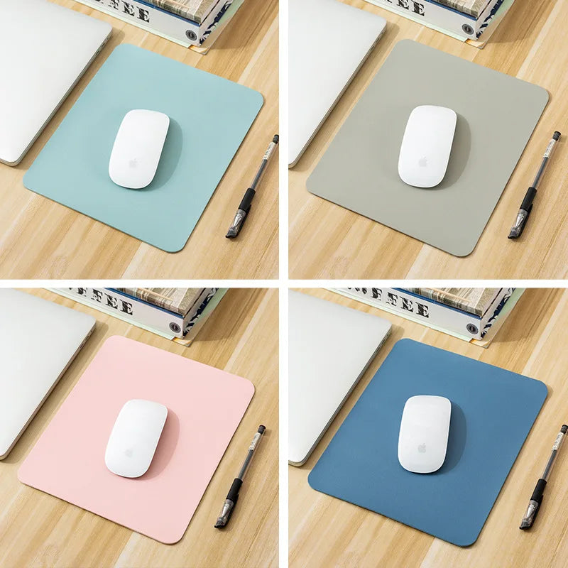 Premium Leather Mouse Pad - Non-Slip & Waterproof