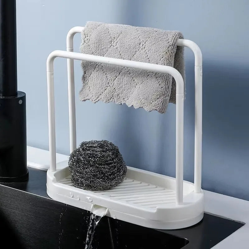 Premium Kitchen Cloth Rack - Double-Layer Drainer