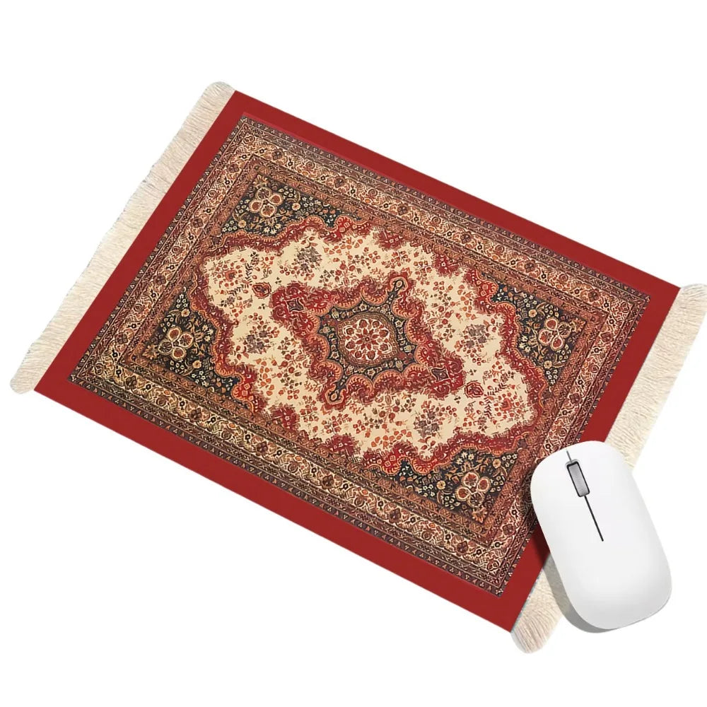 Elegant Persian Mouse Pad - Anti-slip Rubber Base Desk Mat