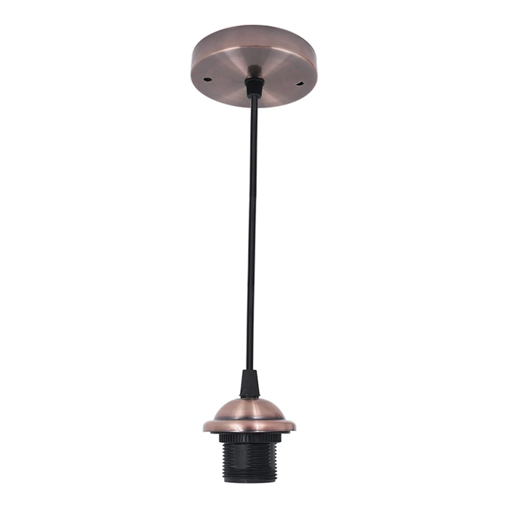 Elegant Vintage Lamp Base - E27 Socket Pendant Holder