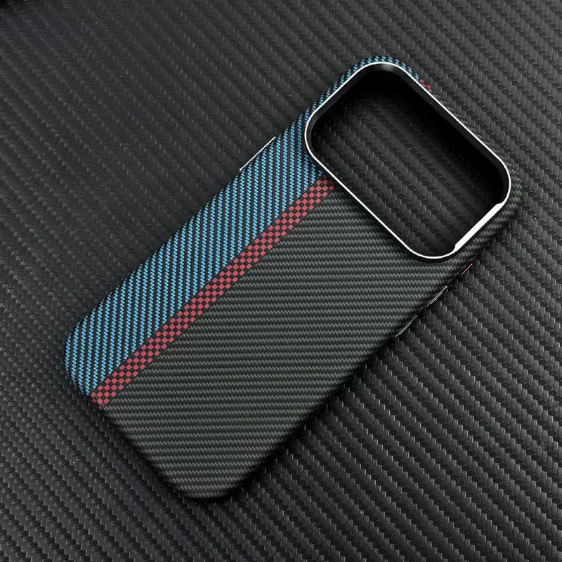 Luxury Carbon Fiber iPhone Case - MagSafe & Shockproof