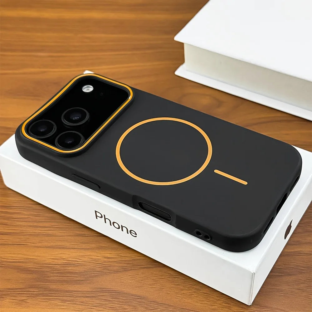 Luxury Matte Magnetic Silicone Phone Case - MagSafe Compatible