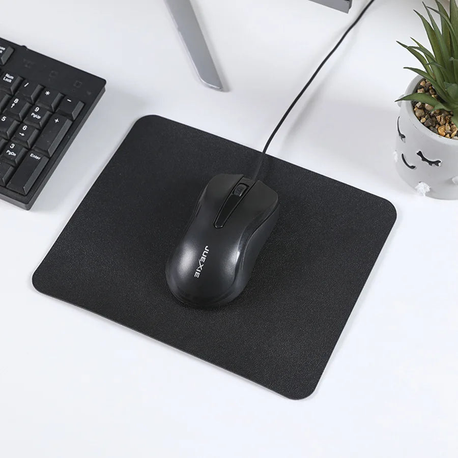 Premium Small Leather Mouse Pad - Non-Slip & Waterproof