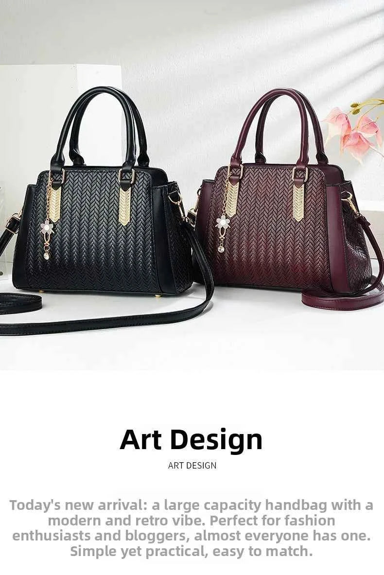 Elegant Commuter Bag - Large Capacity Single Shoulder Style