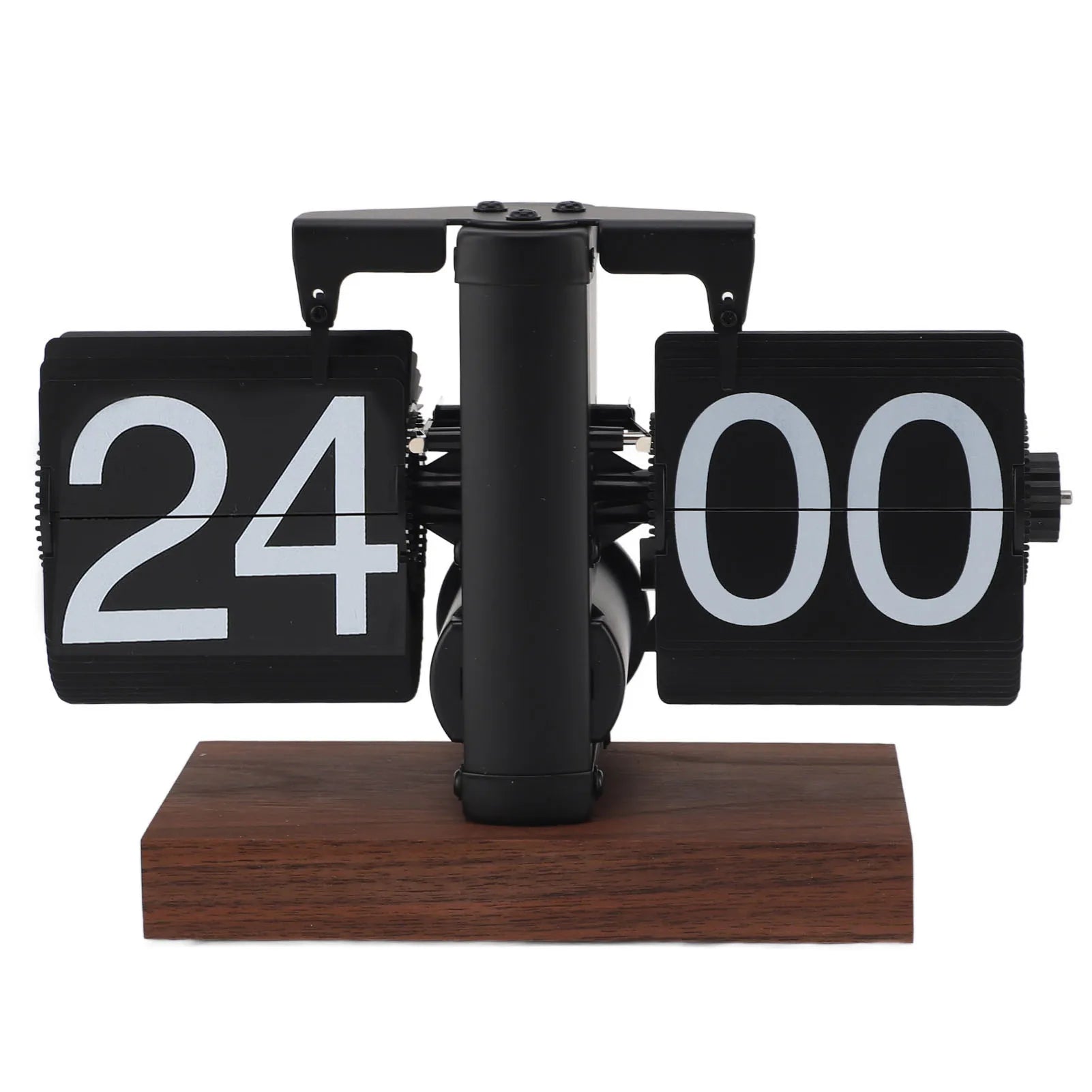 Elegant Vintage Auto Desk Clock - Rotary Knob Design