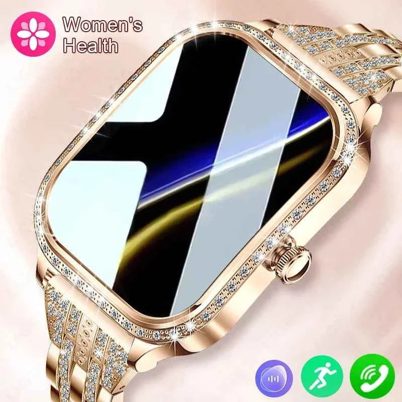 Luxury Women's Smart Watch - 1.75" HD Display & Bluetooth Call