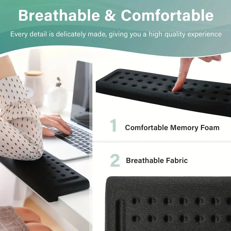 Premium Ergonomic Desk Pad - Non-Slip Wrist & Forearm Support