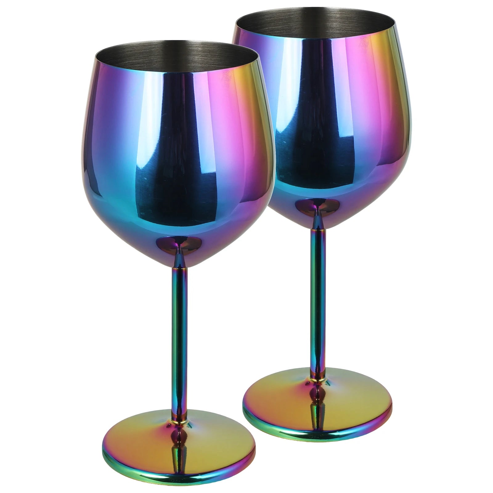 Premium Stainless Steel Wine Goblet - Durable & Elegant 500ml