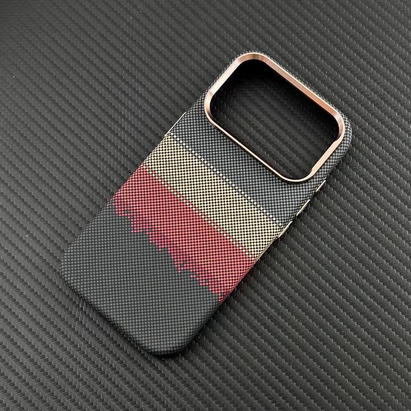 Luxury Carbon Fiber MagSafe Case - Ultra Thin Alloy Protection