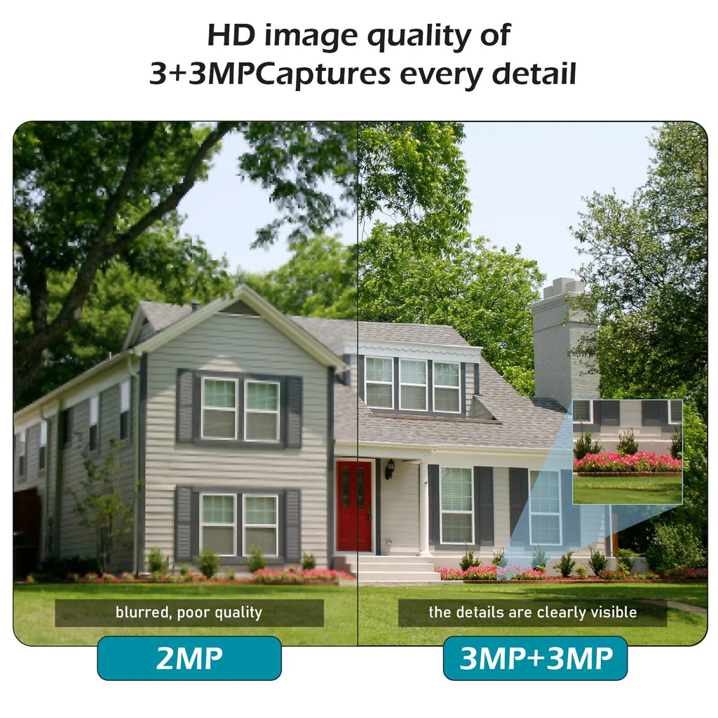 Professional Outdoor WiFi Security Camera - Waterproof Surveillance