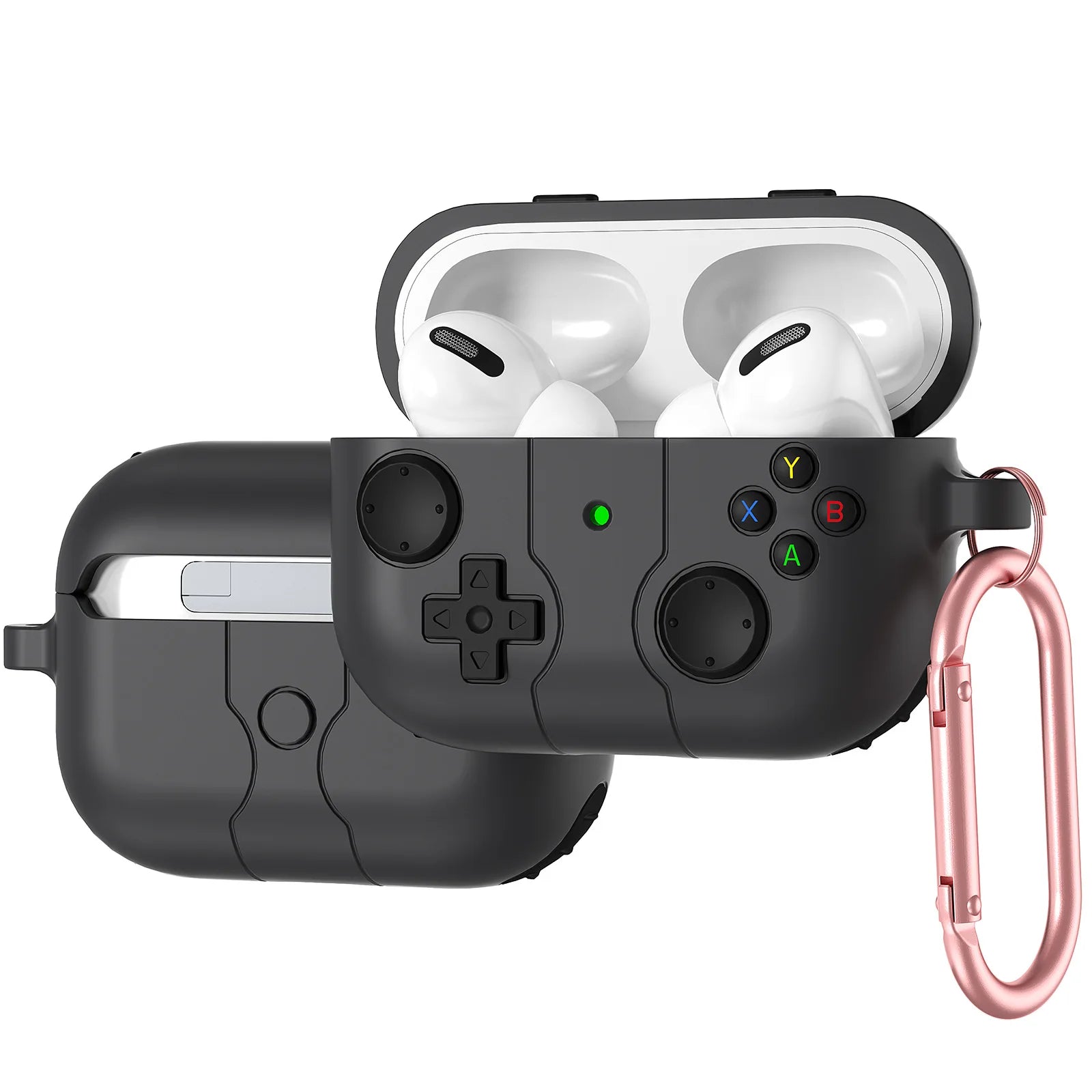 Premium 3D Gaming AirPods Case - Silicone with Keychain