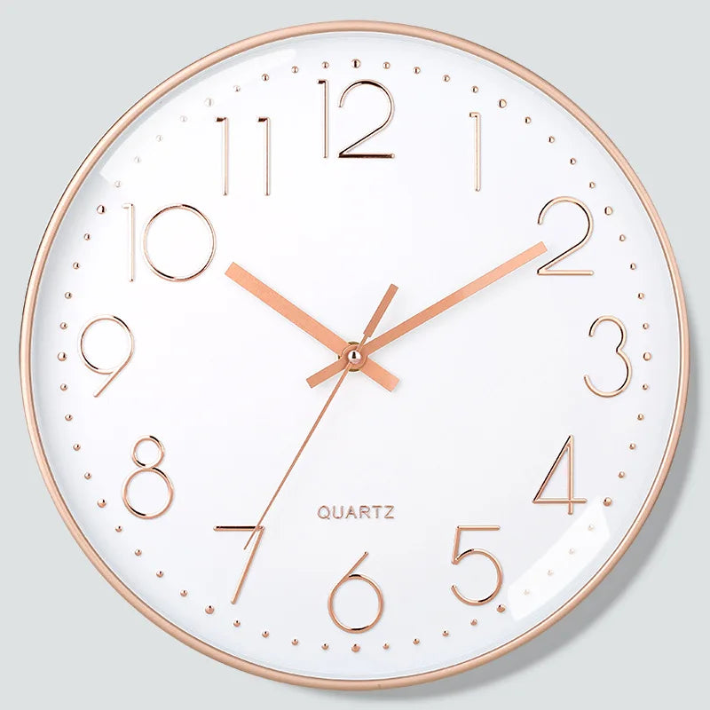 Elegant Silent Wall Clock - Modern Minimalist Design