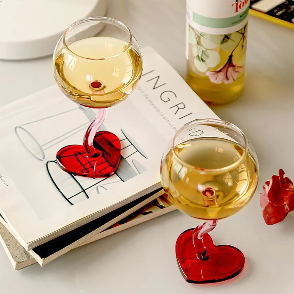Elegant Wine Glass - Crystal high-footed stemware for red and white wine