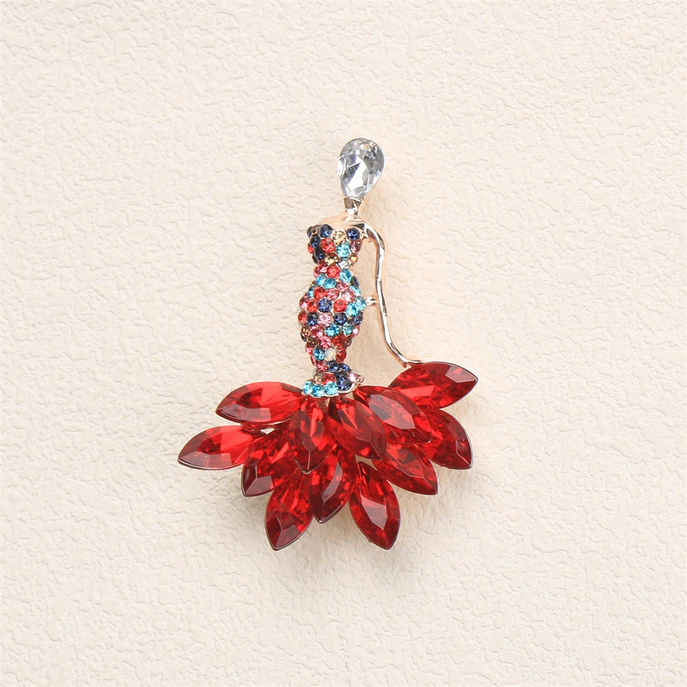 Premium Crystal Bow Brooch - Exquisite Sparkling Accessory