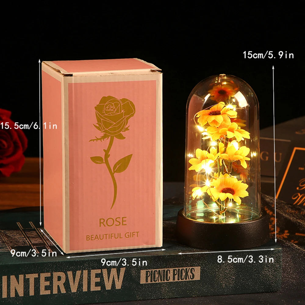 Elegant Eternal Sunflower Gift - Timeless Plastic Bloom