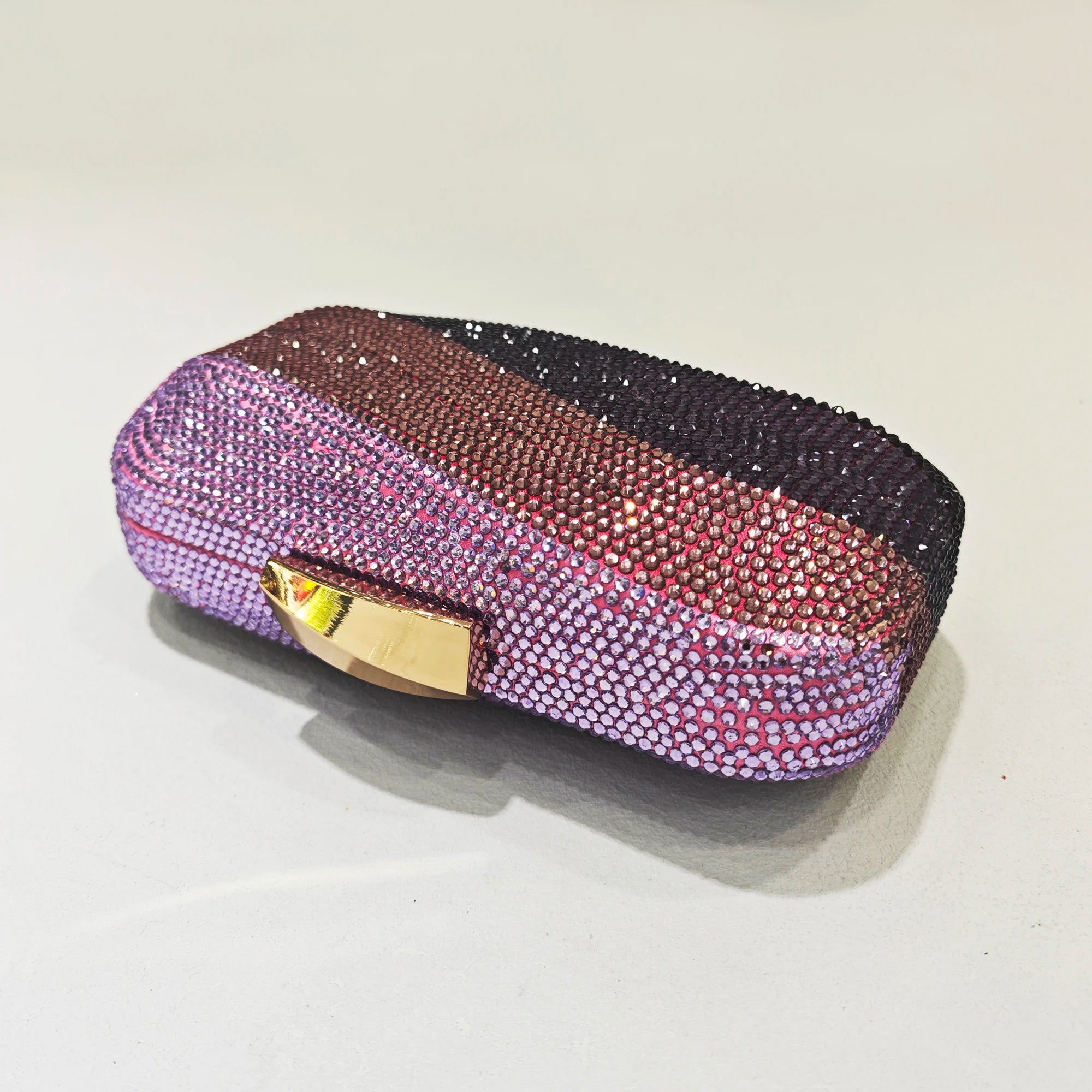 Elegant Crystal Clutch Evening Bag - Luxury Minaudiere Handbag