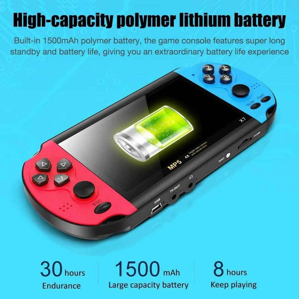 Retro Handheld Game Console - 10,000+ Games & 4.3 Inch Screen