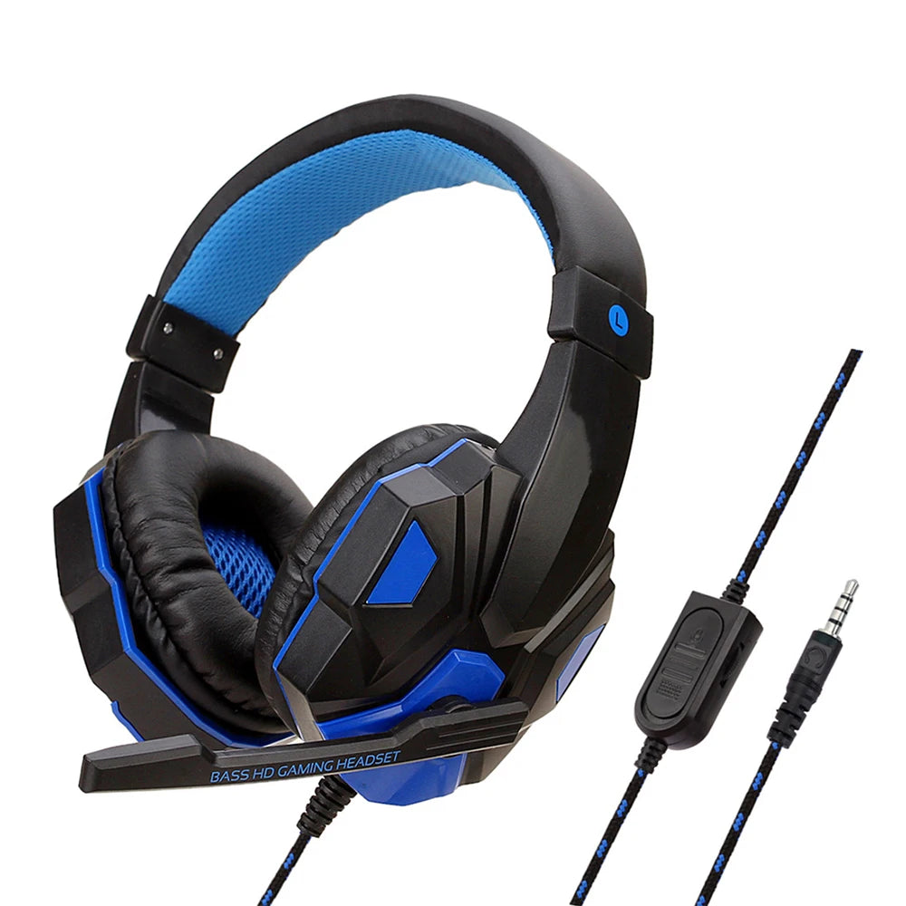 Premium Wired Gaming Headset - 120° Adjustable & Noise Cancelling