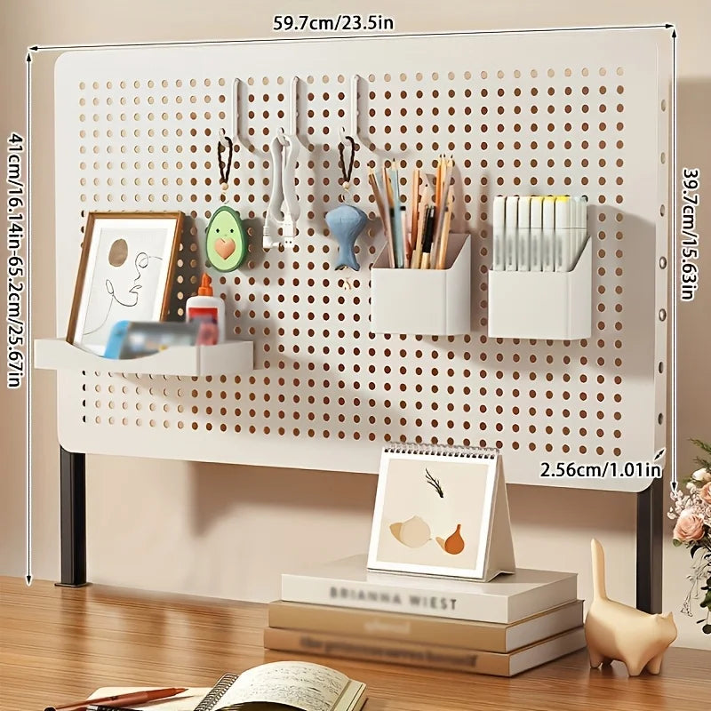Premium DIY Pegboard Organizer - Extendable Desktop Kit