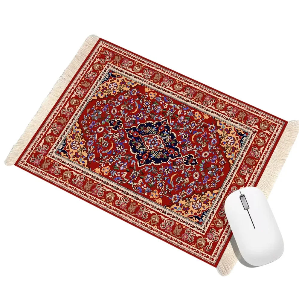 Elegant Persian Mouse Pad - Anti-slip Rubber Base Desk Mat