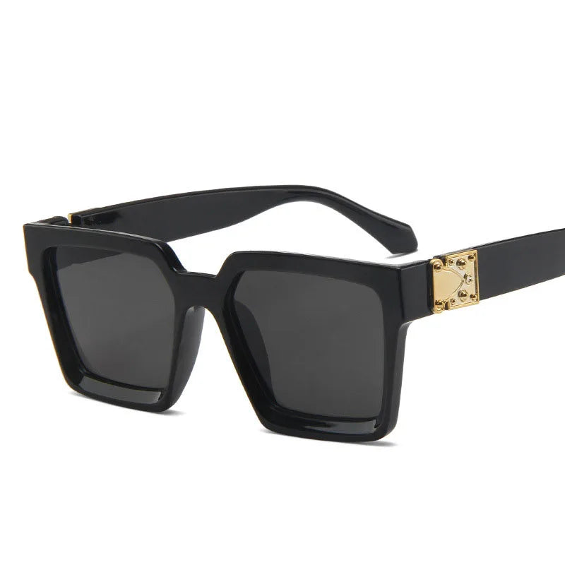 Luxury Square Sunglasses Men - Retro UV400 Designer Eyewear