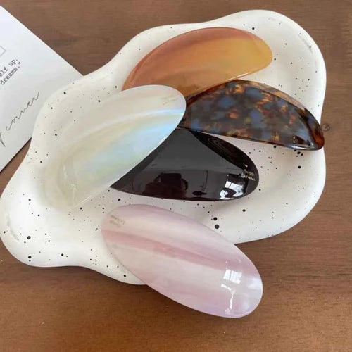 Elegant Floral Spring Hair Clip - Half Tied Ponytail Accessory
