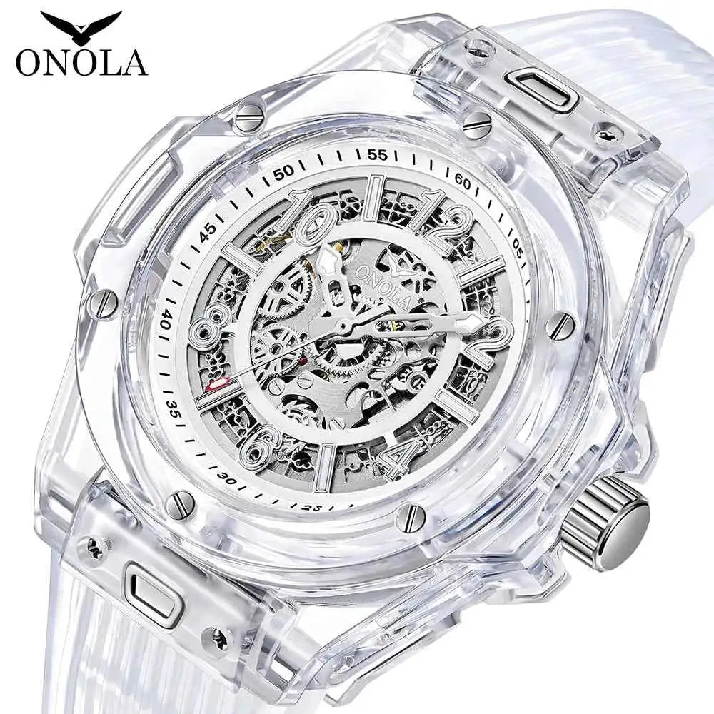 Premium Men's Automatic Luxury Watch - Waterproof & Fashionable