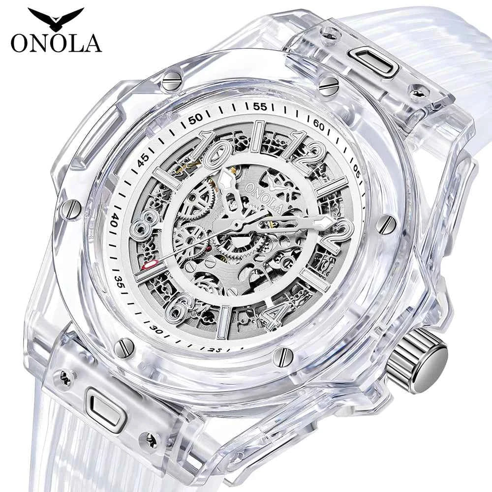 Premium Men's Automatic Luxury Watch - Waterproof & Fashionable