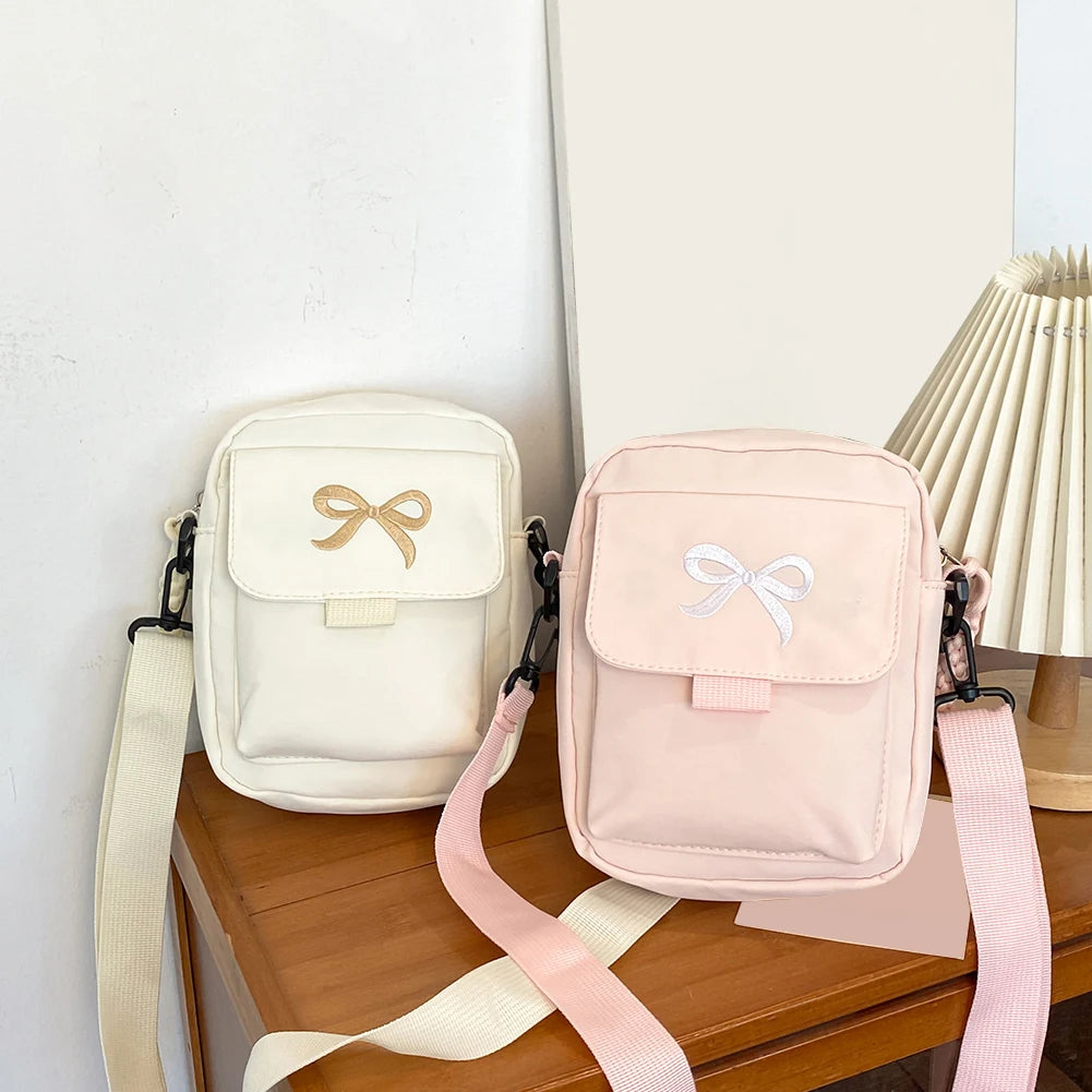 Elegant Bow Shoulder Bag - Chic Satchel