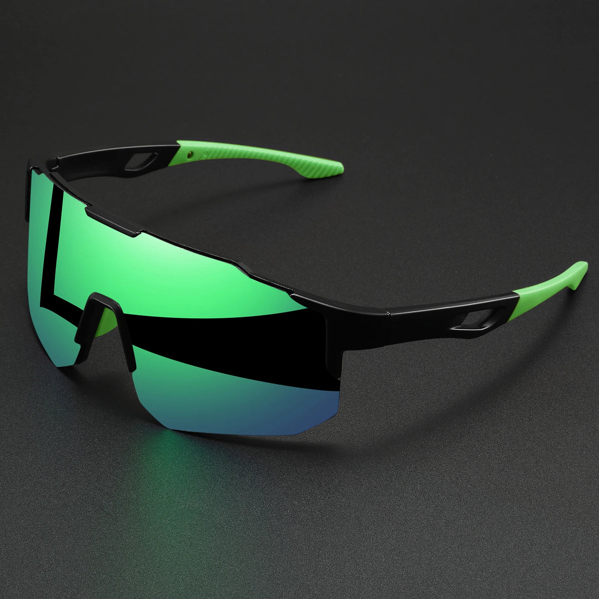 Premium Oversized Sports Sunglasses - UV400 Wraparound Design
