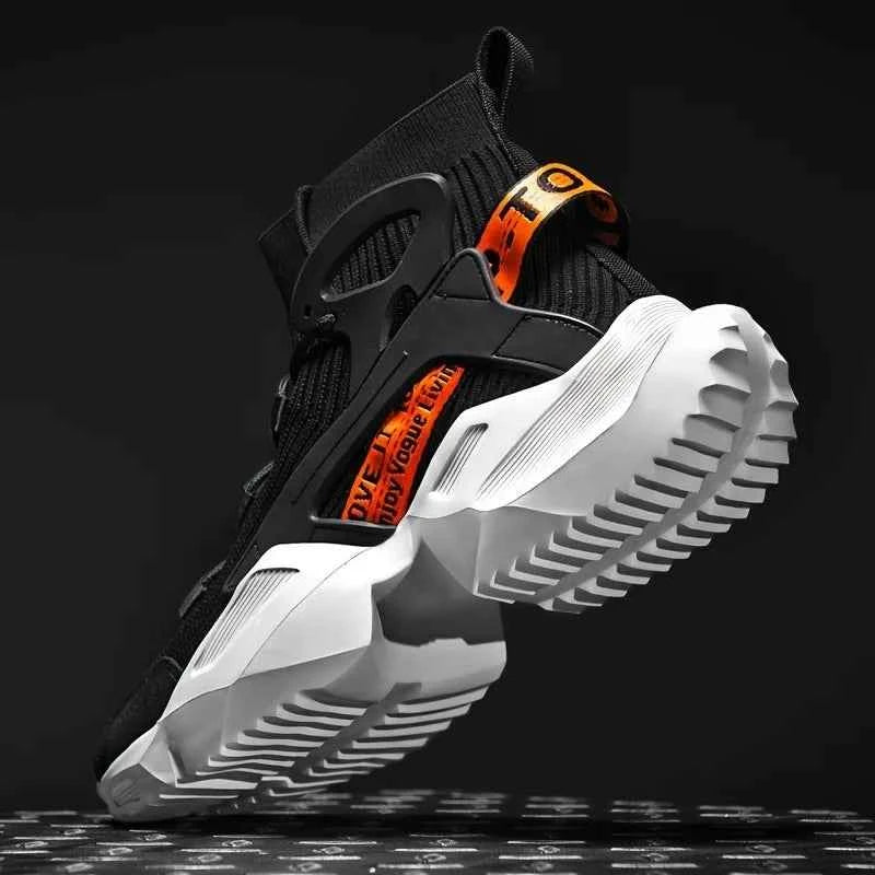 Men's Trendy Dad Shoes, 2025 Autumn High Top Casual Sports Shoes, Fashionable, Lightweight and Versatile Shoes