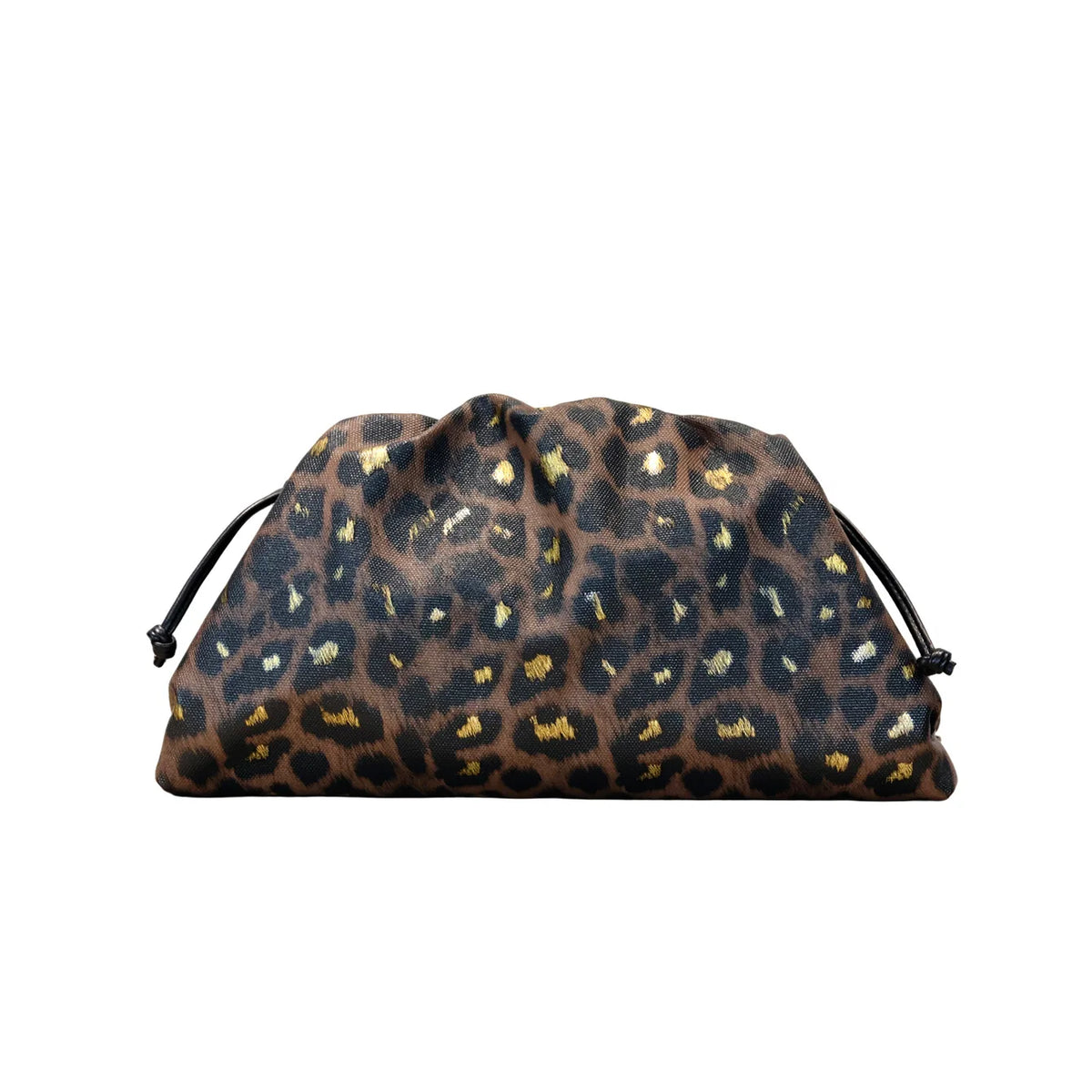 Luxury Snake Pattern Clutch - Ruched Dumpling Crossbody Bag