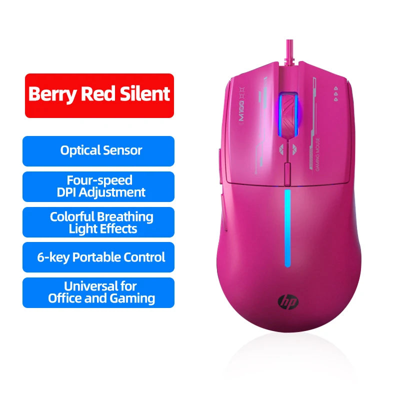 Premium Wired Gaming Mouse - Ergonomic Design for Esports & Office
