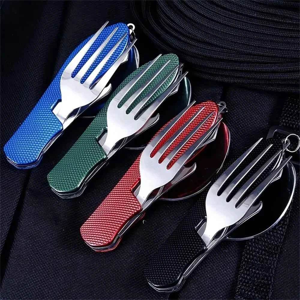 Premium Foldable Camping Utensil Set